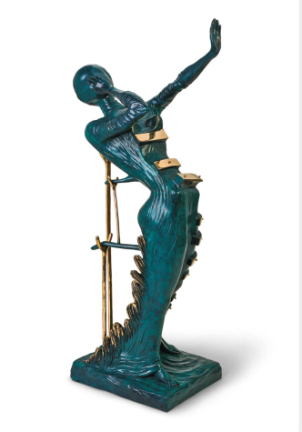 Woman Aflame | Green Patina | Salvador Dali image